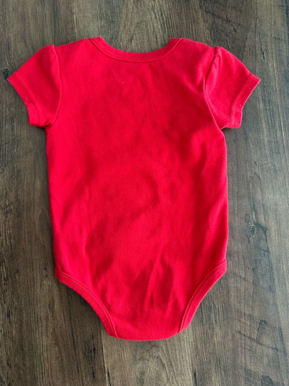 Disney Minnie Mouse Baby Bodysuit Red Polka Dot Graphic 3–6M ❤️ - Picture 2 of 4